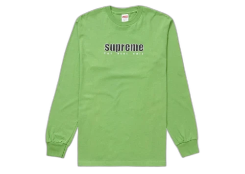 Supreme The Real Shit L/S Tee Green