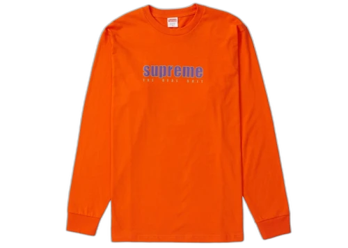 Supreme The Real Shit L/S Tee Orange