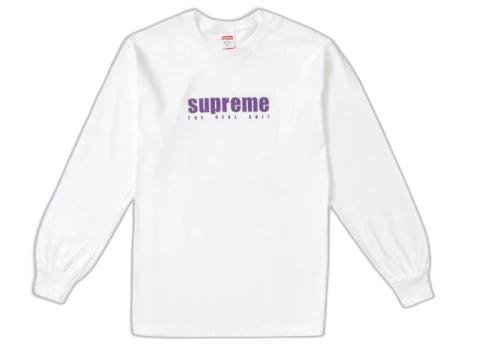 Supreme The Real Shit L/S Tee White