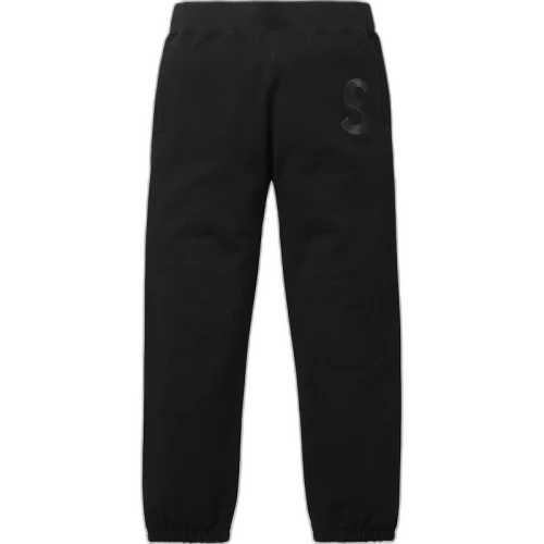 Supreme Tonal S Logo Sweatpant Black