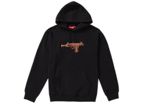 Supreme Toy Uzi Hooded Sweatshirt Black