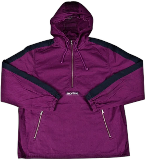 Supreme Twill Anorak Pullover Magenta