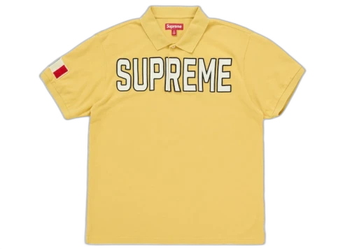 Supreme Twill Appliqué Polo Yellow