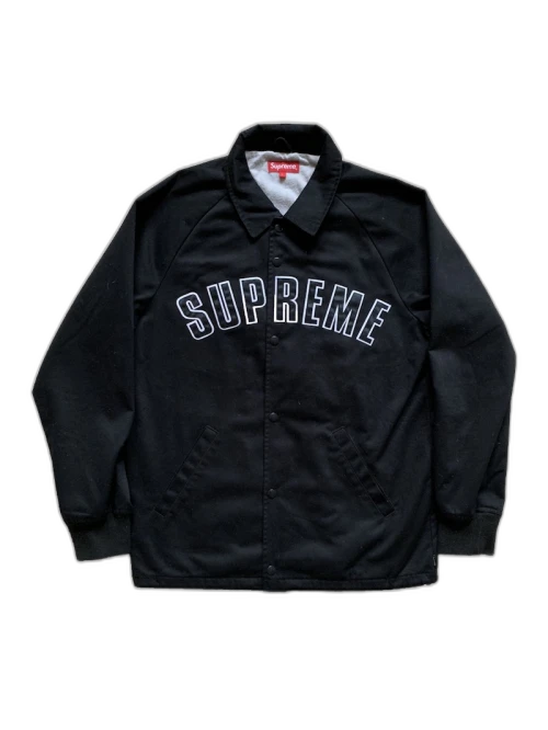 Supreme Twill Coaches Jacket Black