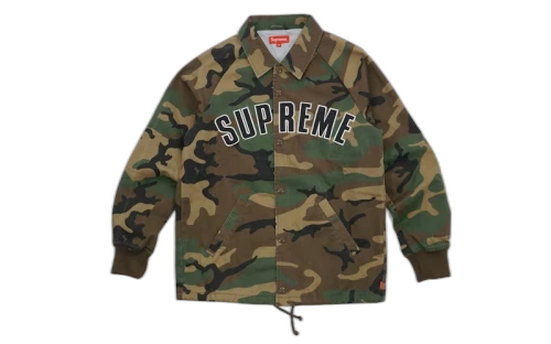 Supreme Twill Coaches Jacket Camo