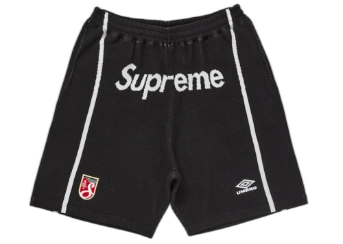 Supreme Umbro Knit Soccer Short Black