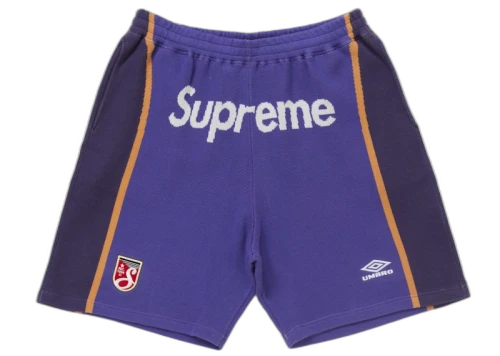 Supreme Umbro Knit Soccer Short Purple