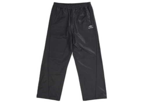 Supreme Umbro Leather Track Pant Black