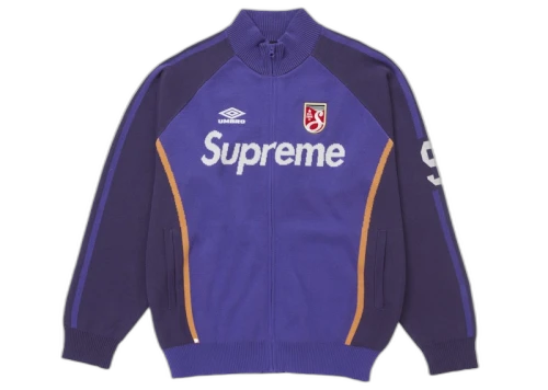 Supreme Umbro Zip Up Sweater Purple