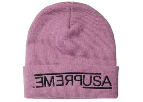Supreme USA Beanie Violet