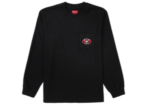 Supreme Vampire Boy L/S Pocket Tee Black