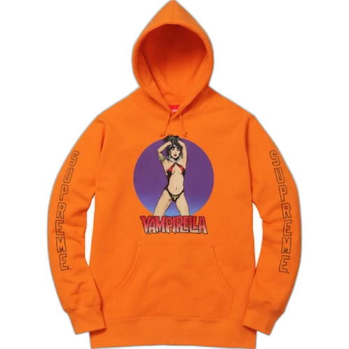Supreme Vampirella Hooded Sweatshirt Orange