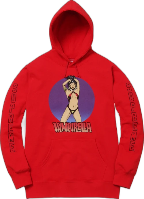 Supreme Vampirella Hooded Sweatshirt Red