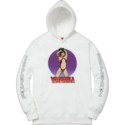 Supreme Vampirella Hooded Sweatshirt White