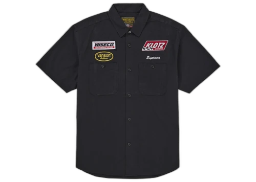 Supreme Vanson Leathers S/S Work Shirt Black