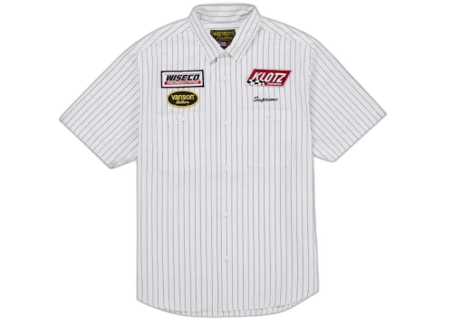Supreme Vanson Leathers S/S Work Shirt Stripe
