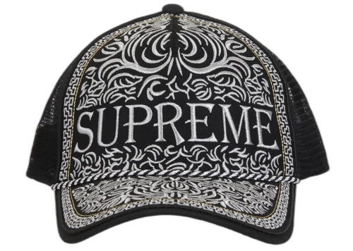 Supreme Vaquero Mesh Back 5-Panel Black