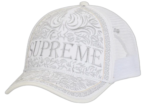 Supreme Vaquero Mesh Back 5-Panel White