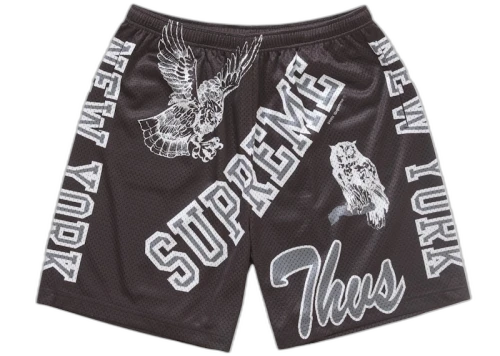 Supreme Varsity Mesh Short Black