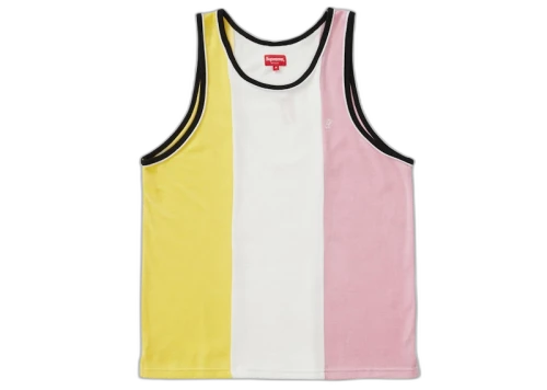 Supreme Velour Tank Top Pink