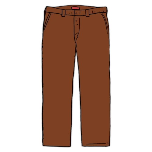 Supreme Velvet Trouser Brown