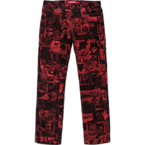 Supreme Vibrations Corduroy Pant Red