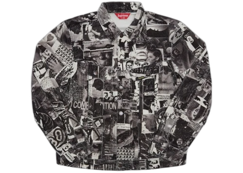 Supreme Vibrations Corduroy Trucker Jacket White