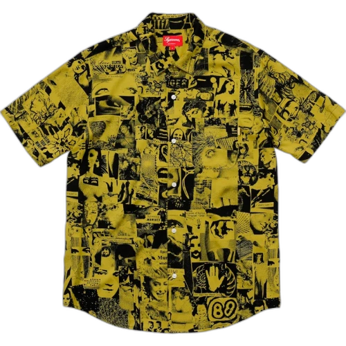 Supreme Vibrations Rayon Shirt Yellow