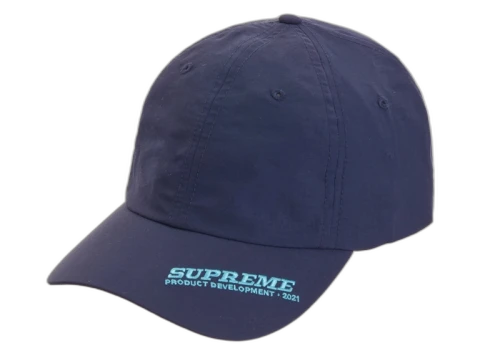 Supreme Visor Logo 6-Panel Navy
