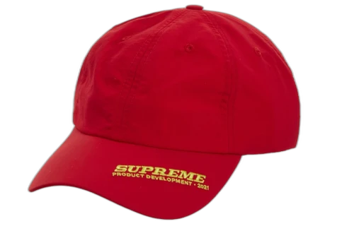 Supreme Visor Logo 6-Panel Red