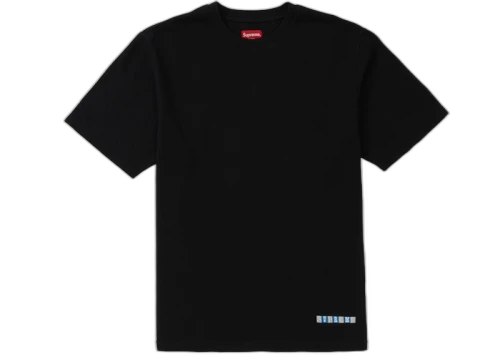 Supreme Waffle S/S Top Black