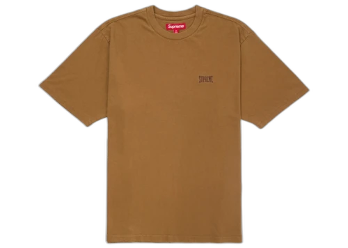 Supreme Warm Up Washed S/S Top Brown