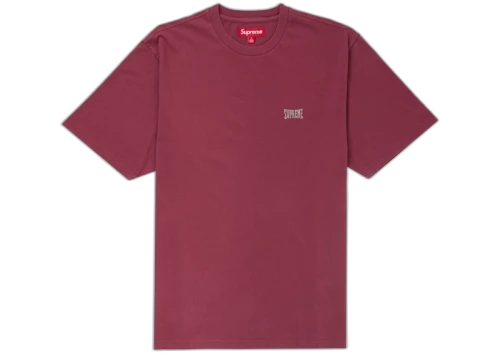 Supreme Warm Up Washed S/S Top Red