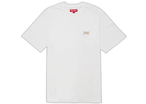 Supreme Warm Up Washed S/S Top White