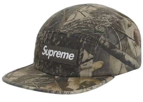 Supreme Washed Chino Twill Camp Cap (SS25) Realtree Hardwoods Camo