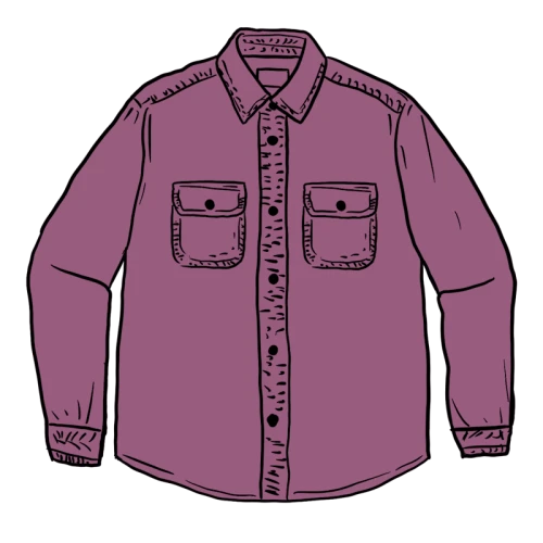 Supreme Washed Corduroy Shirt Purple