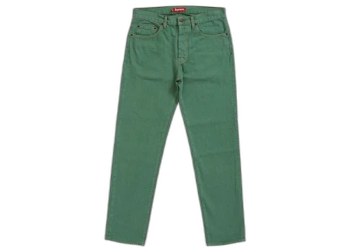 Supreme Washed Regular Jean (SS19) Washed Green