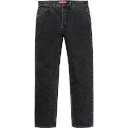 Supreme Washed Regular Jeans (FW18) Black