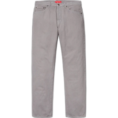 Supreme Washed Regular Jeans (FW18) Grey