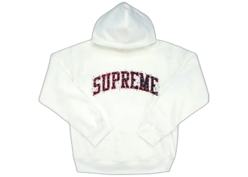 Supreme Water Arc Hooded Sweatshirt White