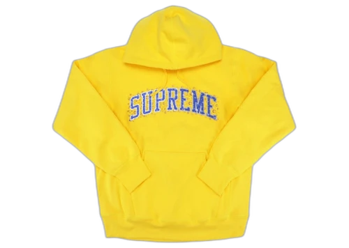 Supreme Water Arc Hooded Sweatshirt Yellow