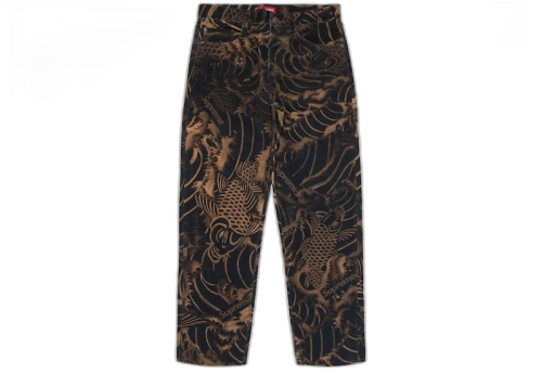 Supreme Waves Regular Jean Black