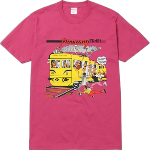 Supreme Wilfred Limonius Punany Train Tee Dark Pink