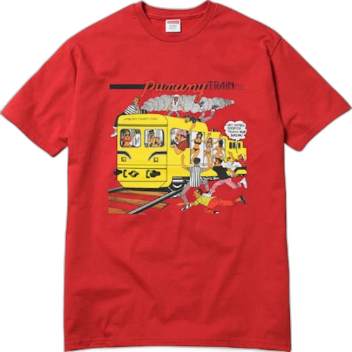 Supreme Wilfred Limonius Punany Train Tee Red