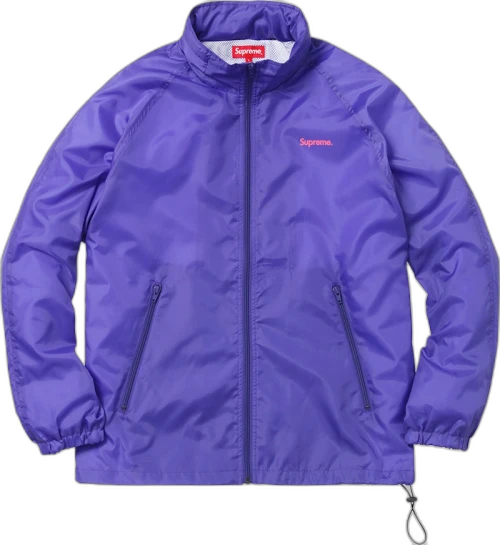 Supreme Windbreaker Warm Up Jacket Purple