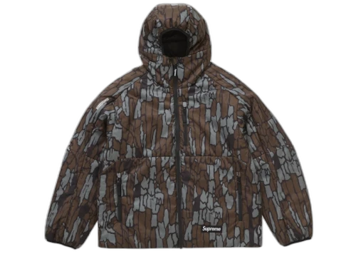 Supreme WINDSTOPPER Insulated Hooded Jacket Mossy Oak Trebark Camo
