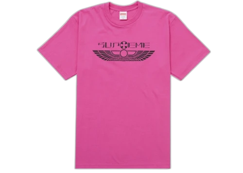 Supreme Wings Tee Fuchsia