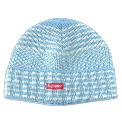 Supreme Wool Jacquard Beanie Light Blue