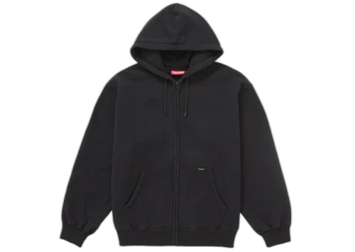 Supreme Work Zip Up Hooded Sweatshirt (SS25) Black