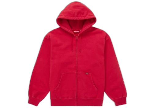 Supreme Work Zip Up Hooded Sweatshirt (SS25) Red